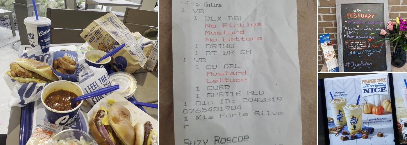 Culver’s Menu