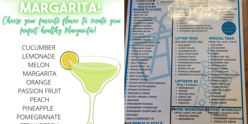 Blended Nutrition Menu