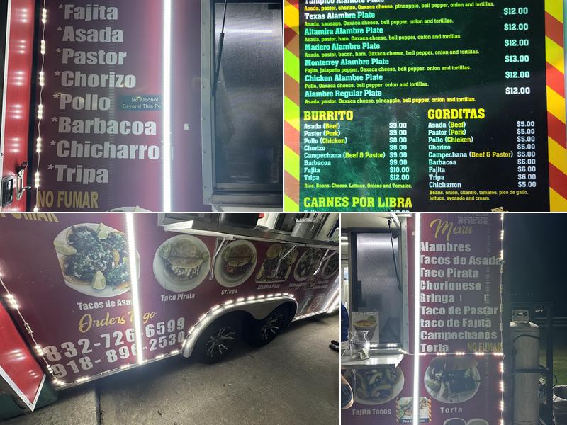 Taqueria Tampico Menu