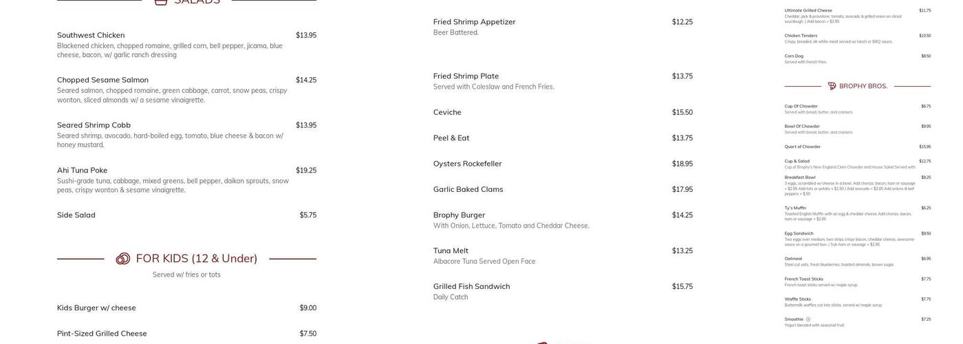 On The Alley (Ventura) Menu