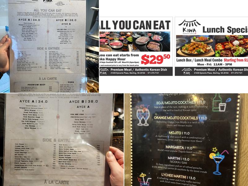 SODAYZ THE KOREAN BBQ Menu