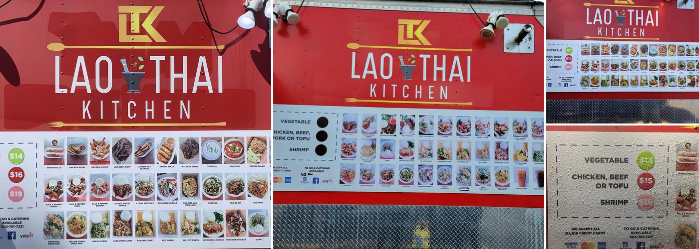 Lao & Thai Kitchen Menu