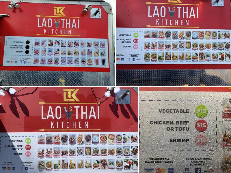 Lao & Thai Kitchen Menu