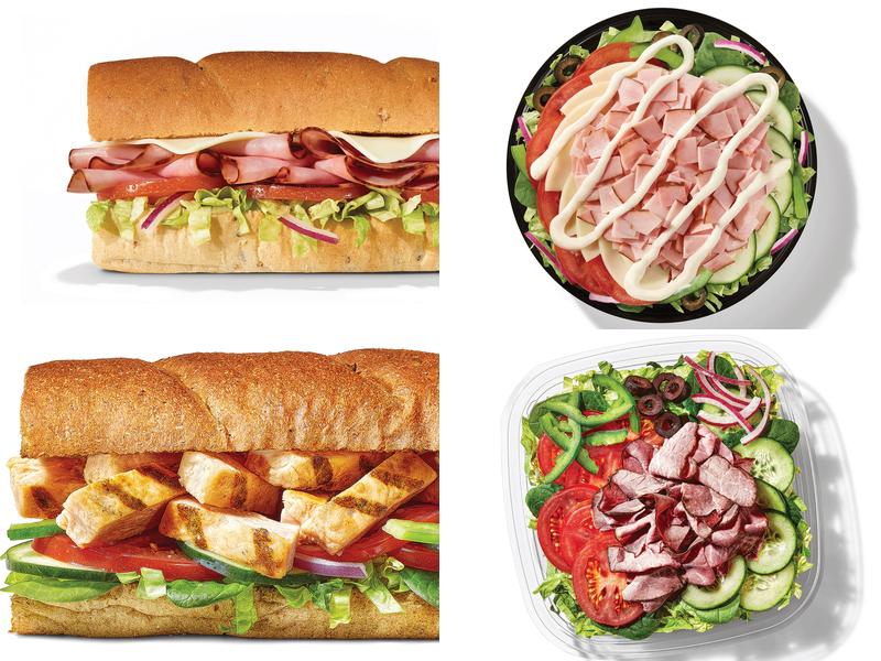 Subway Menu