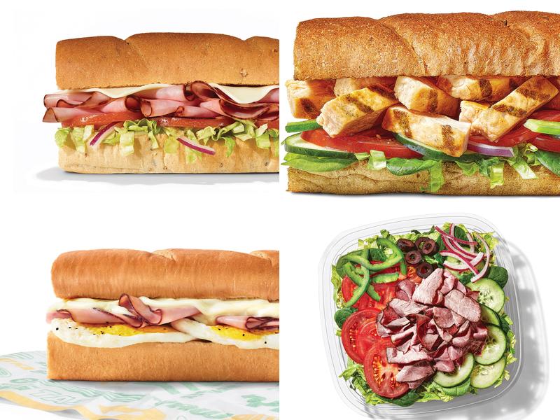 Subway Menu