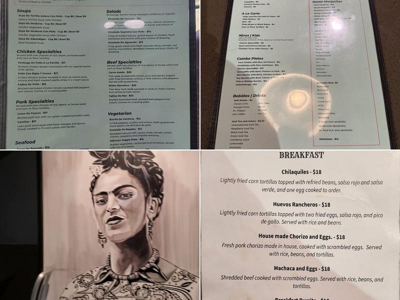 Mari Chuy's Menu