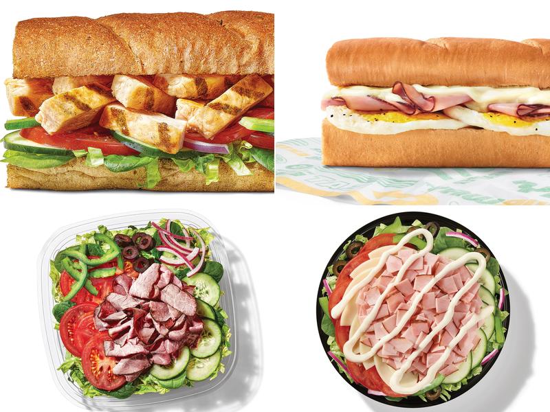 Subway Menu