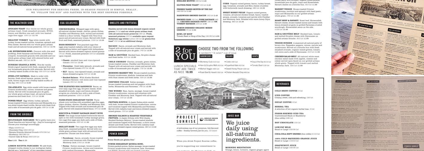 First Watch Menu