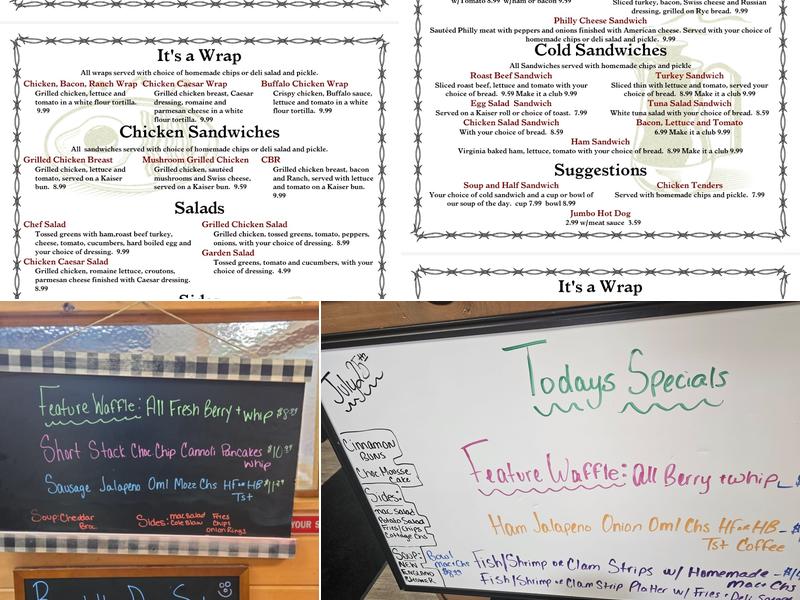 Broadalbin Diner Menu