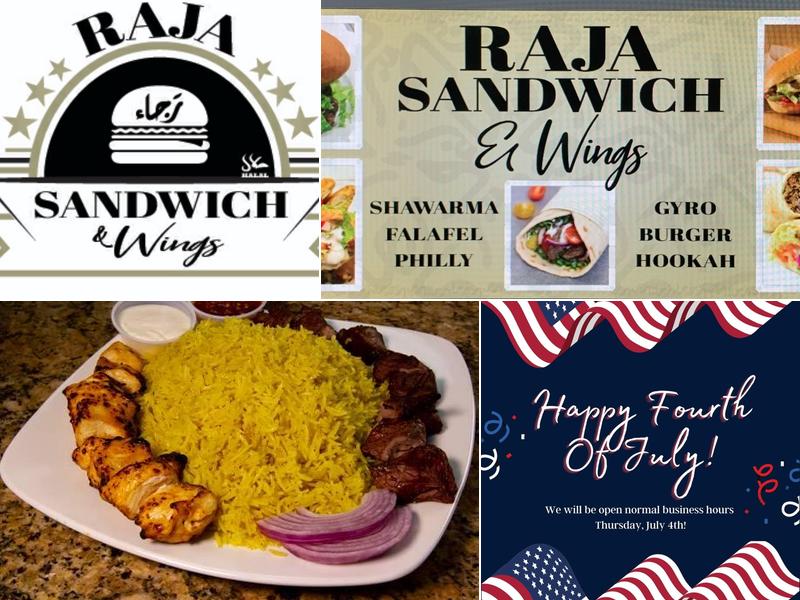 Raja Sandwich and Wings