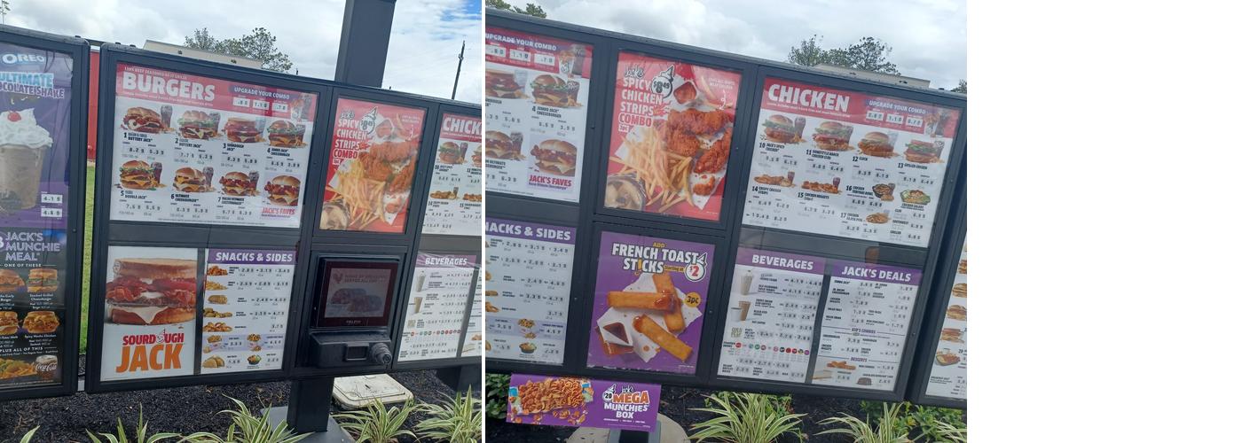Jack in the Box Menu