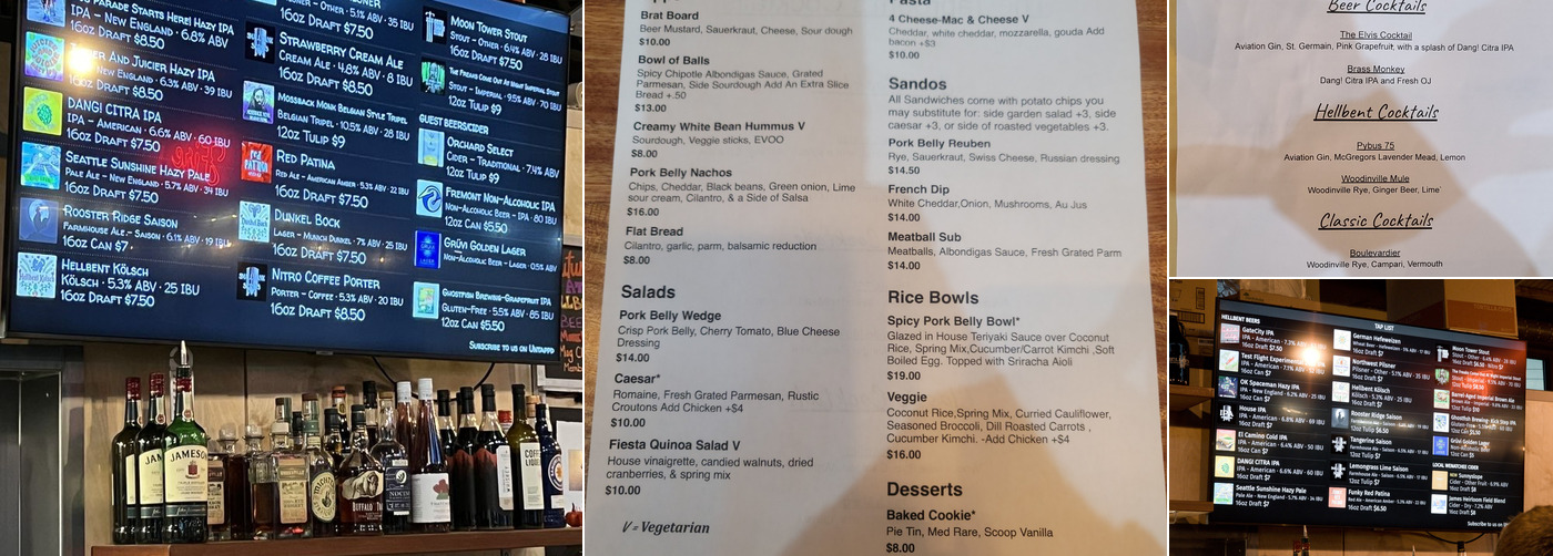 The Taproom by Hellbent Brewing, Wenatchee - Menu, Reviews (48), Photos ...