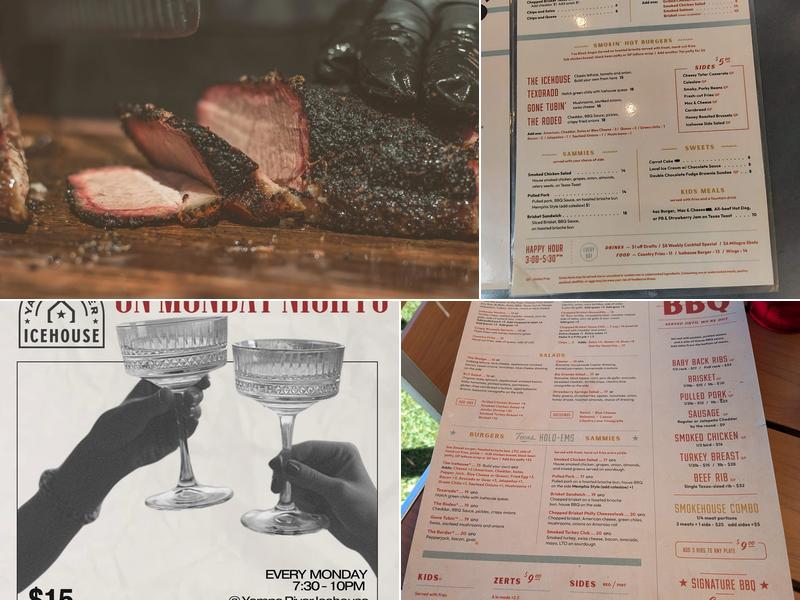 Yampa River Icehouse Menu