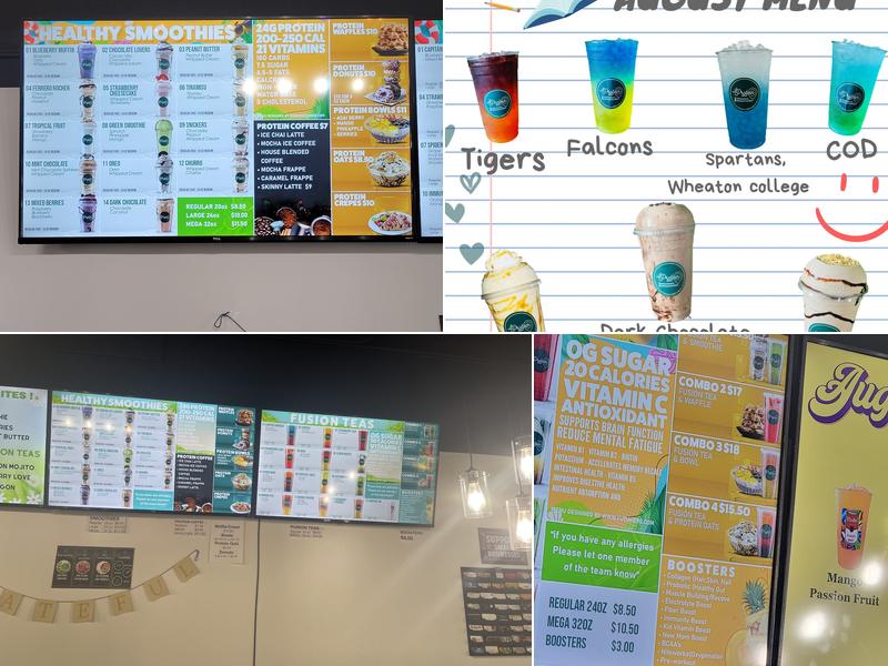 The Protein Spot Menu