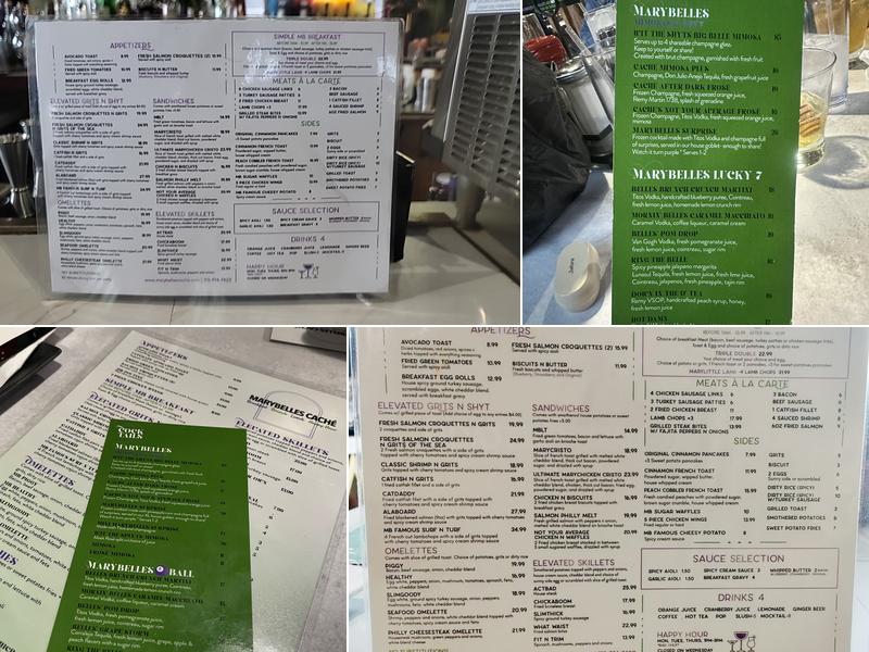 MaryBelles Cache Menu