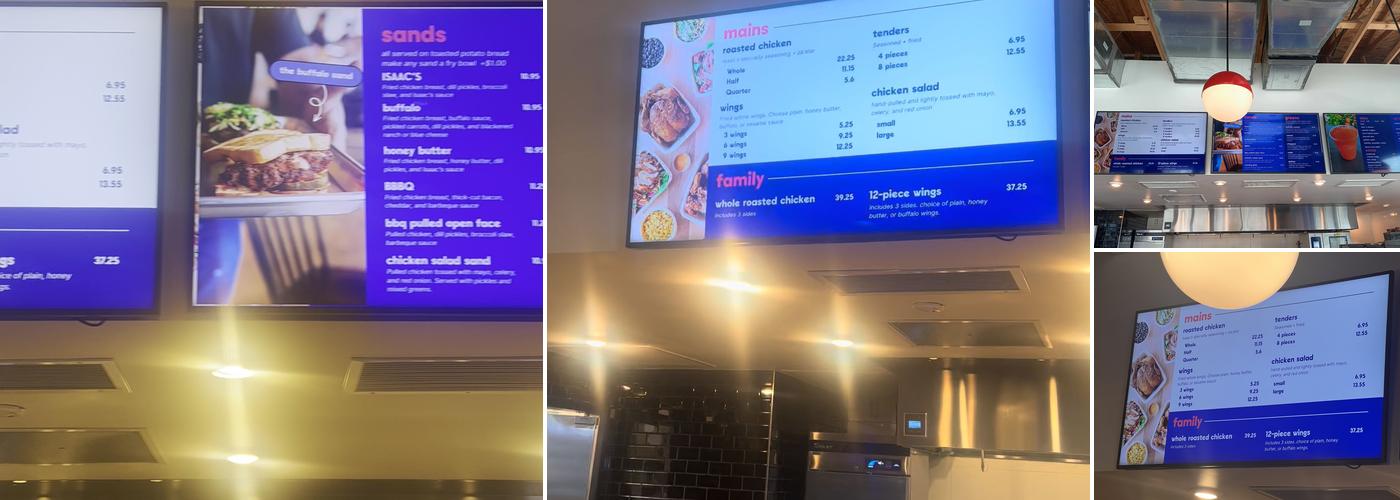 ISAAC'S Poultry Market Menu