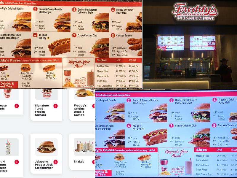 Freddy's Frozen Custard & Steakburgers Menu