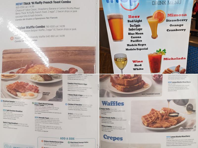 IHOP Menu