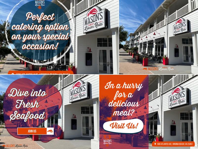 Masons Famous Lobster Rolls 600 Atlantic Ave, Virginia Beach