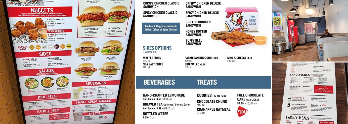 PDQ Chicken Menu