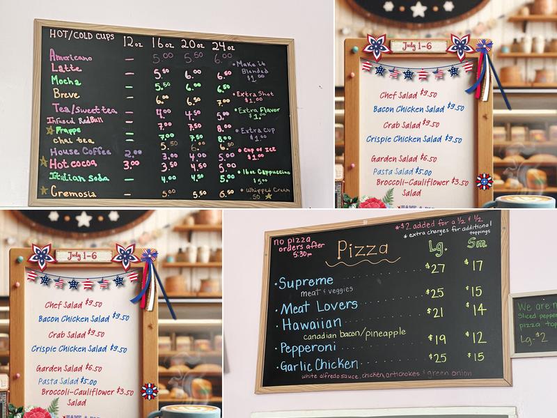 Brenda's Blessings Menu