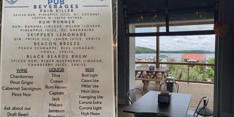 Beacon Seafood Pub Menu