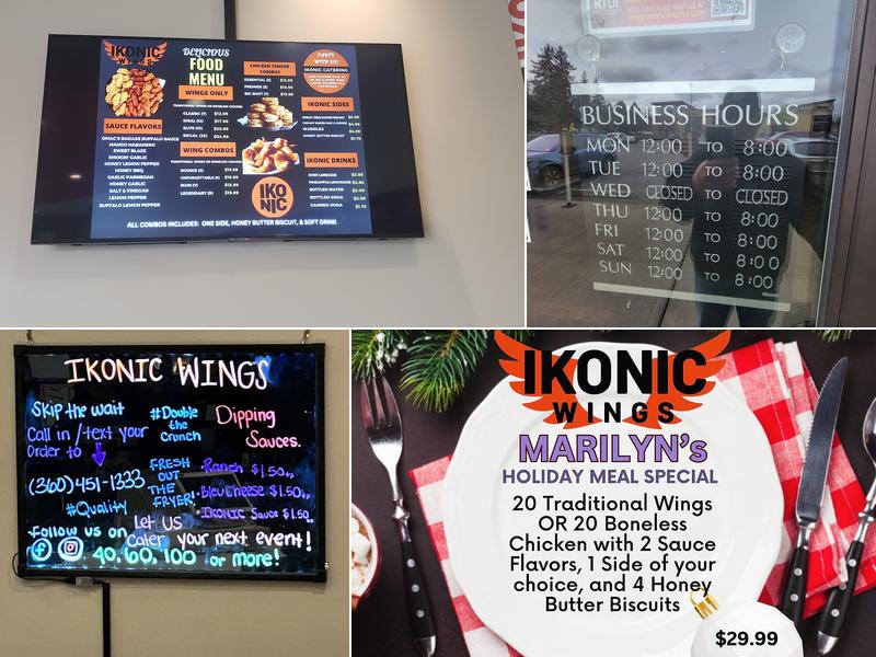 Ikonic Wings Menu