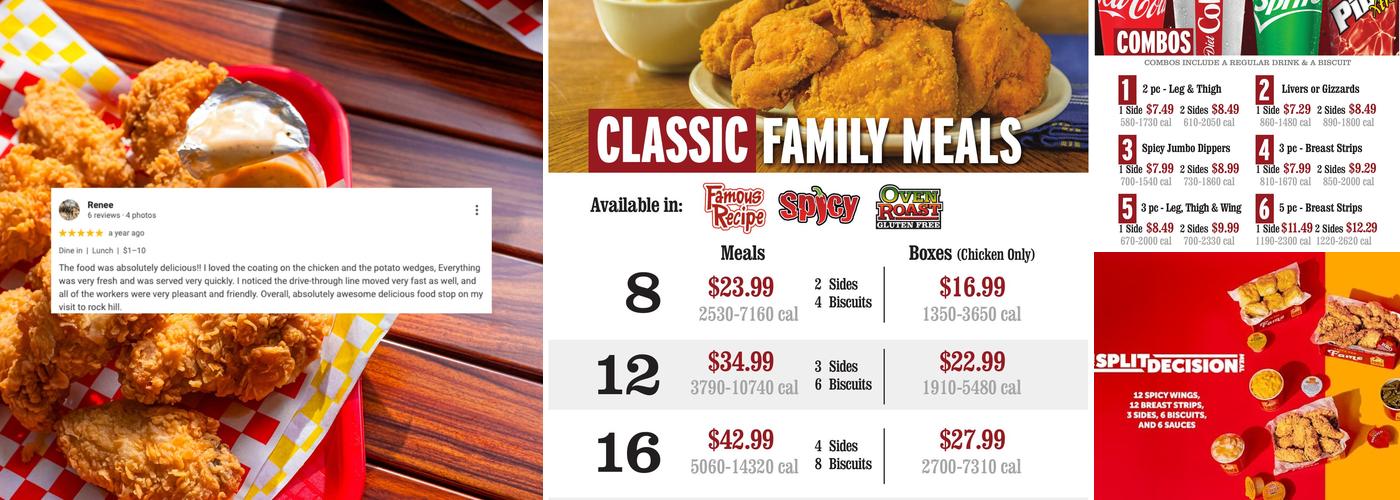 Lee's Famous Recipe Chicken Menu