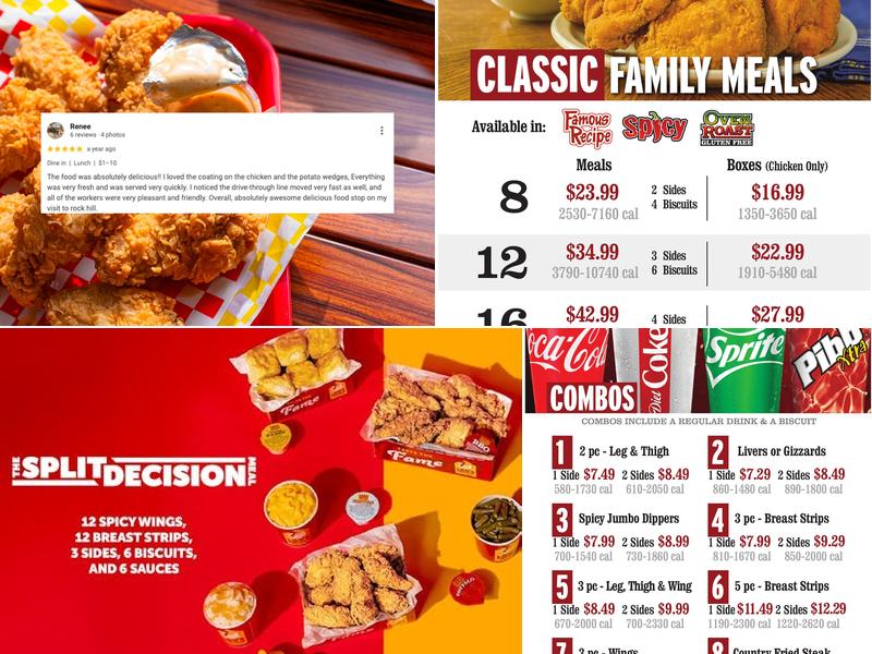 Lee's Famous Recipe Chicken Menu