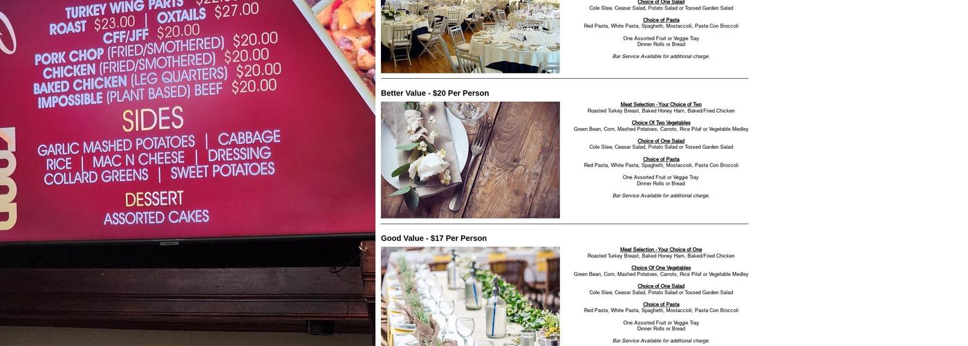Aaa Fish House Menu