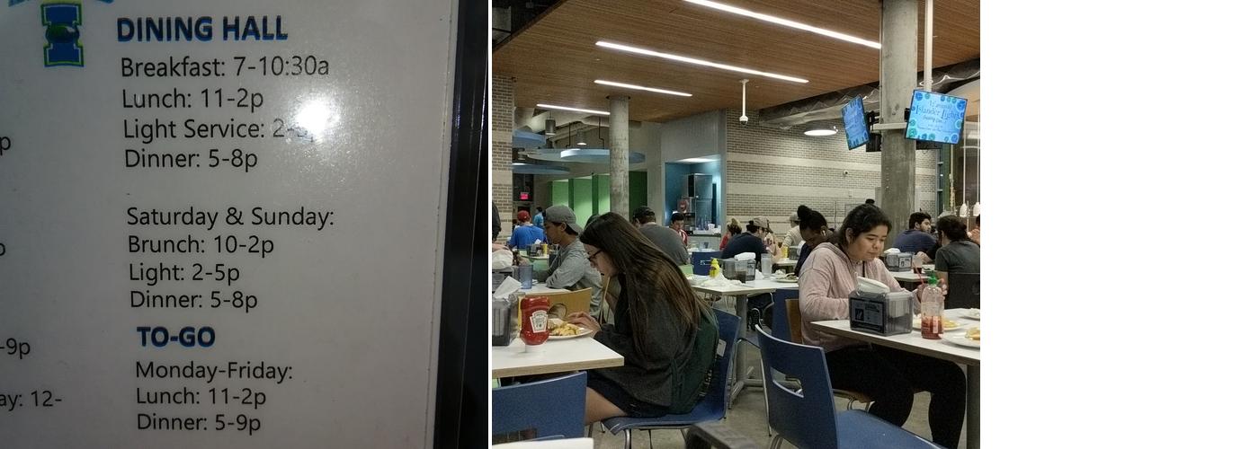 Islander Dining Hall Menu