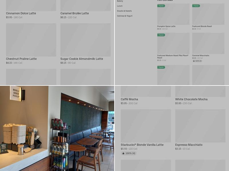 Starbucks Menu