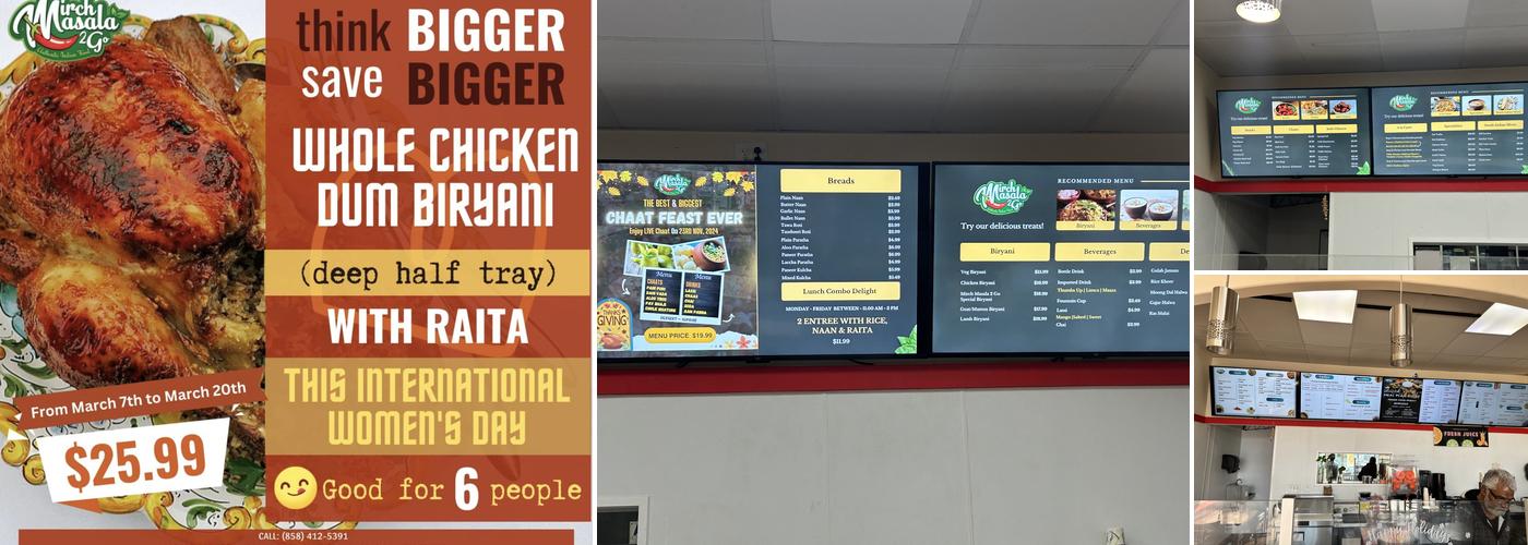 Mirch Masala 2 Go Menu