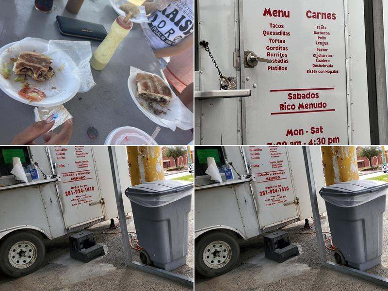 Taqueria Tia Maria Menu