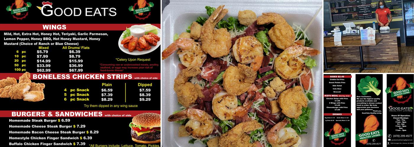 Good Eats Healthy Living Menu