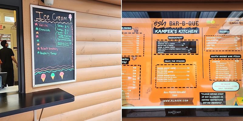 Kampers Kitchen Menu