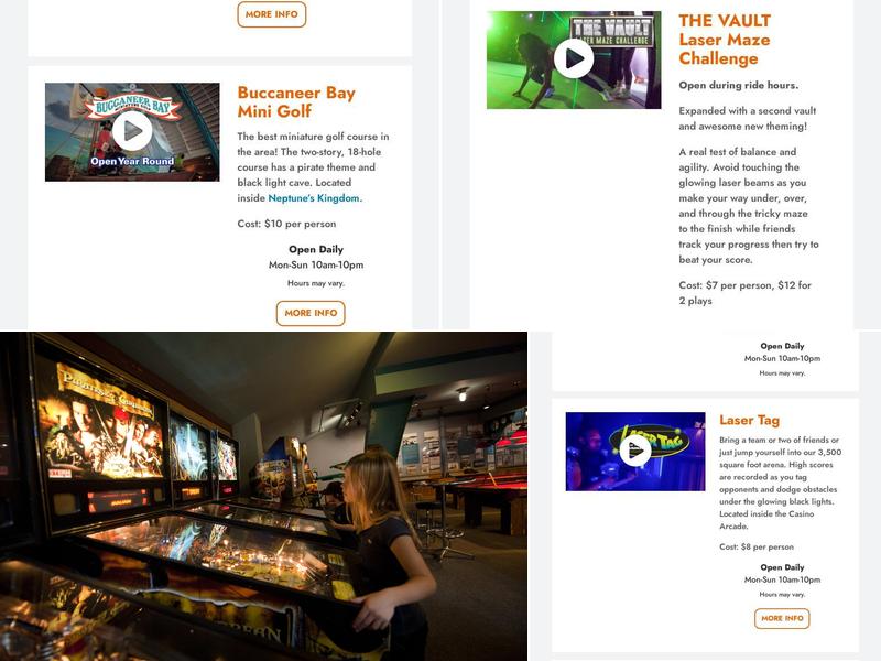 Captain's Game Deck Menu