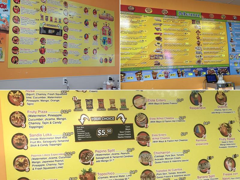 Botanas Lokas in Arlington Menu