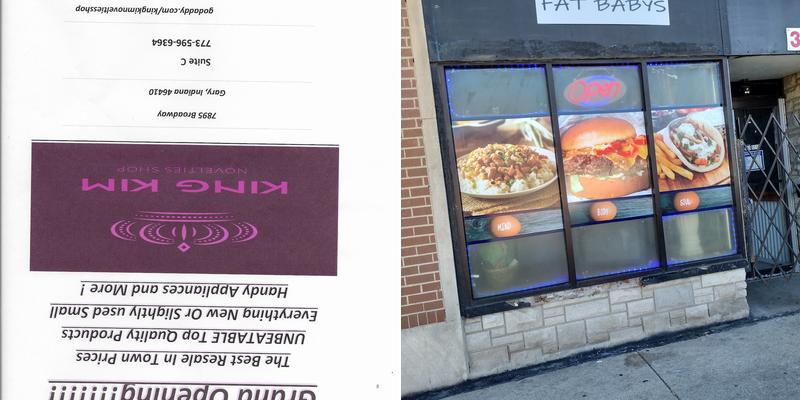 Fatbaby's Sandwich Shop Menu