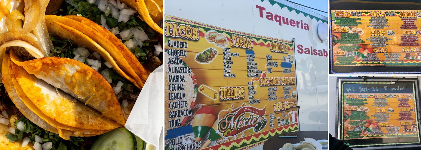 Taqueria Salsabanero Menu