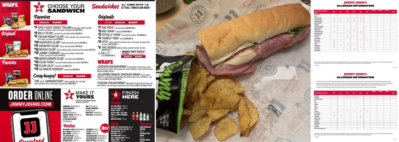 Jimmy John's Menu