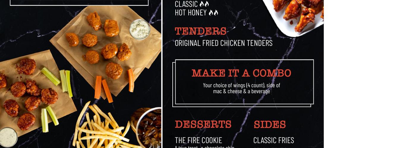 Firebelly Wings Menu