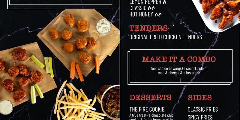 Firebelly Wings Menu