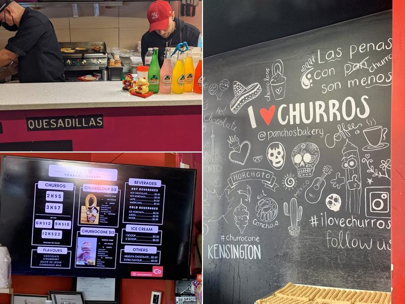 Churros Menu