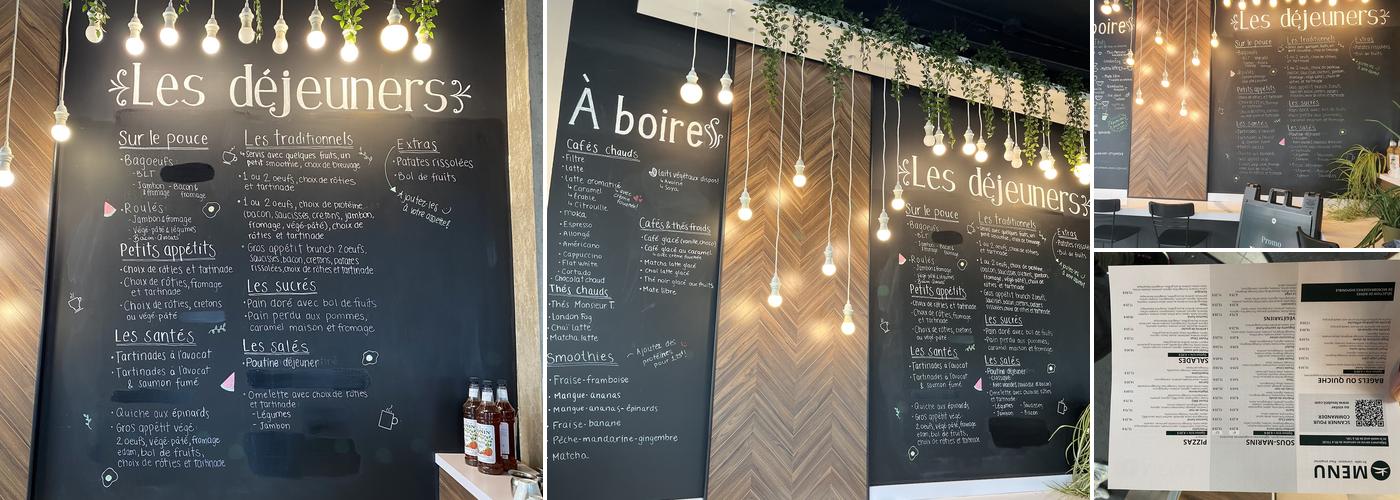 Le Subtil St-Romuald Menu