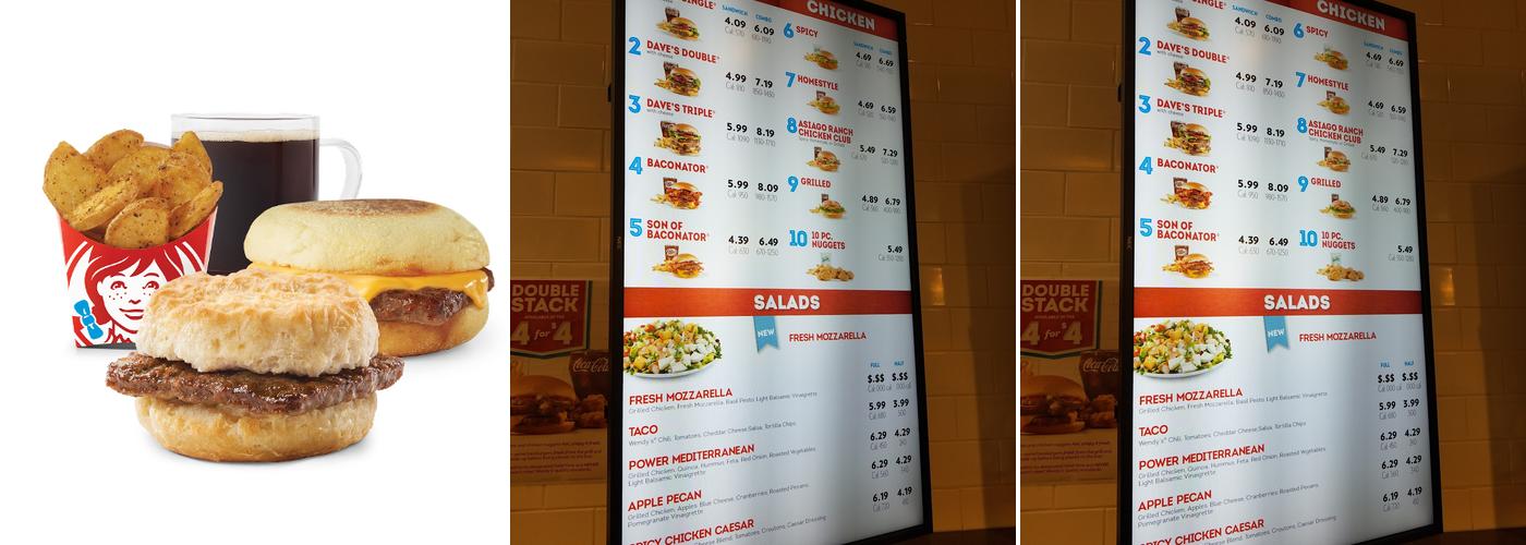 Wendy's Menu
