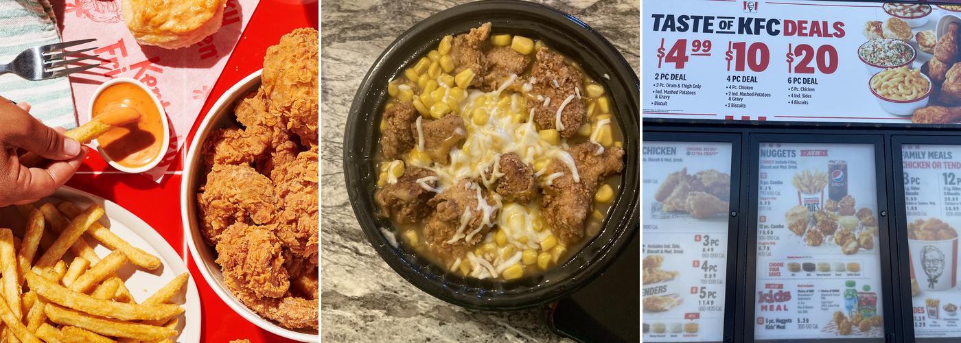 KFC Menu