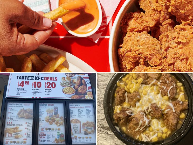 KFC Menu
