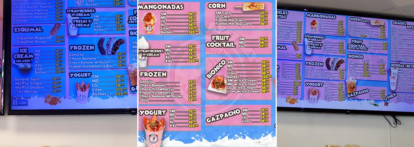 La Michoacana Azteca #2 Menu