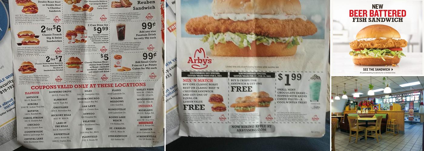 Arby's Menu